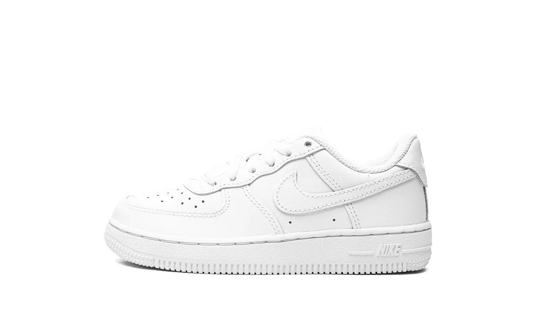 Kids Nike Air Force 1 "White on White"