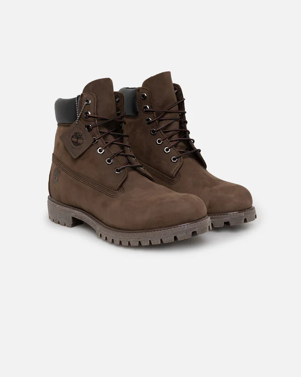 Timberland lace-up leather boots Dark Brown
