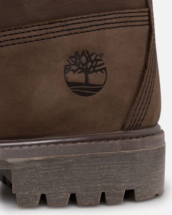 Timberland lace-up leather boots Dark Brown