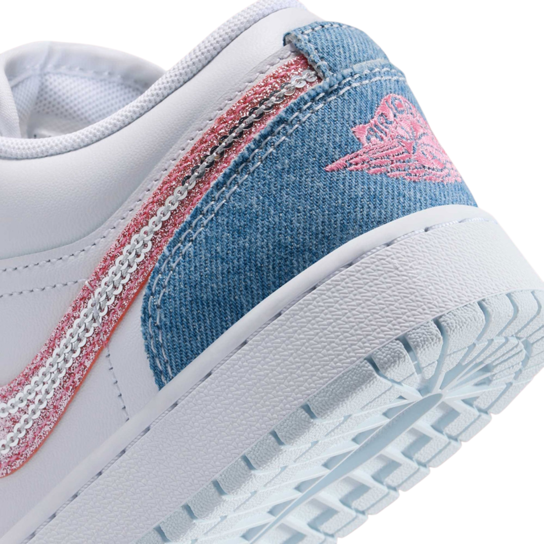 Nike Air Jordan 1 Low SE Denim Sequin