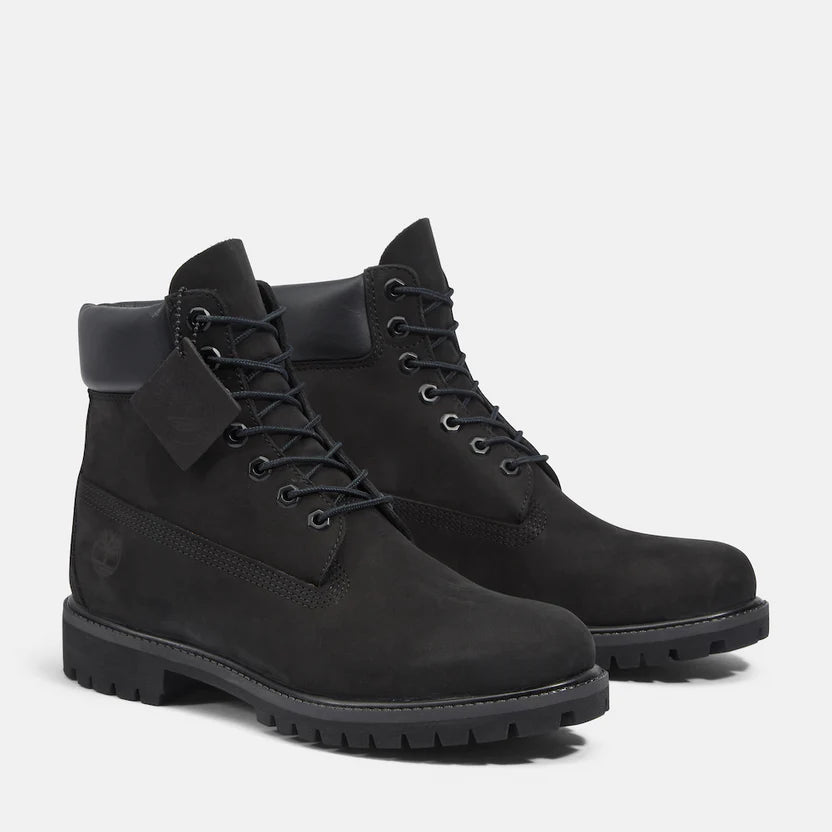 Timberland lace-up leather boots Black