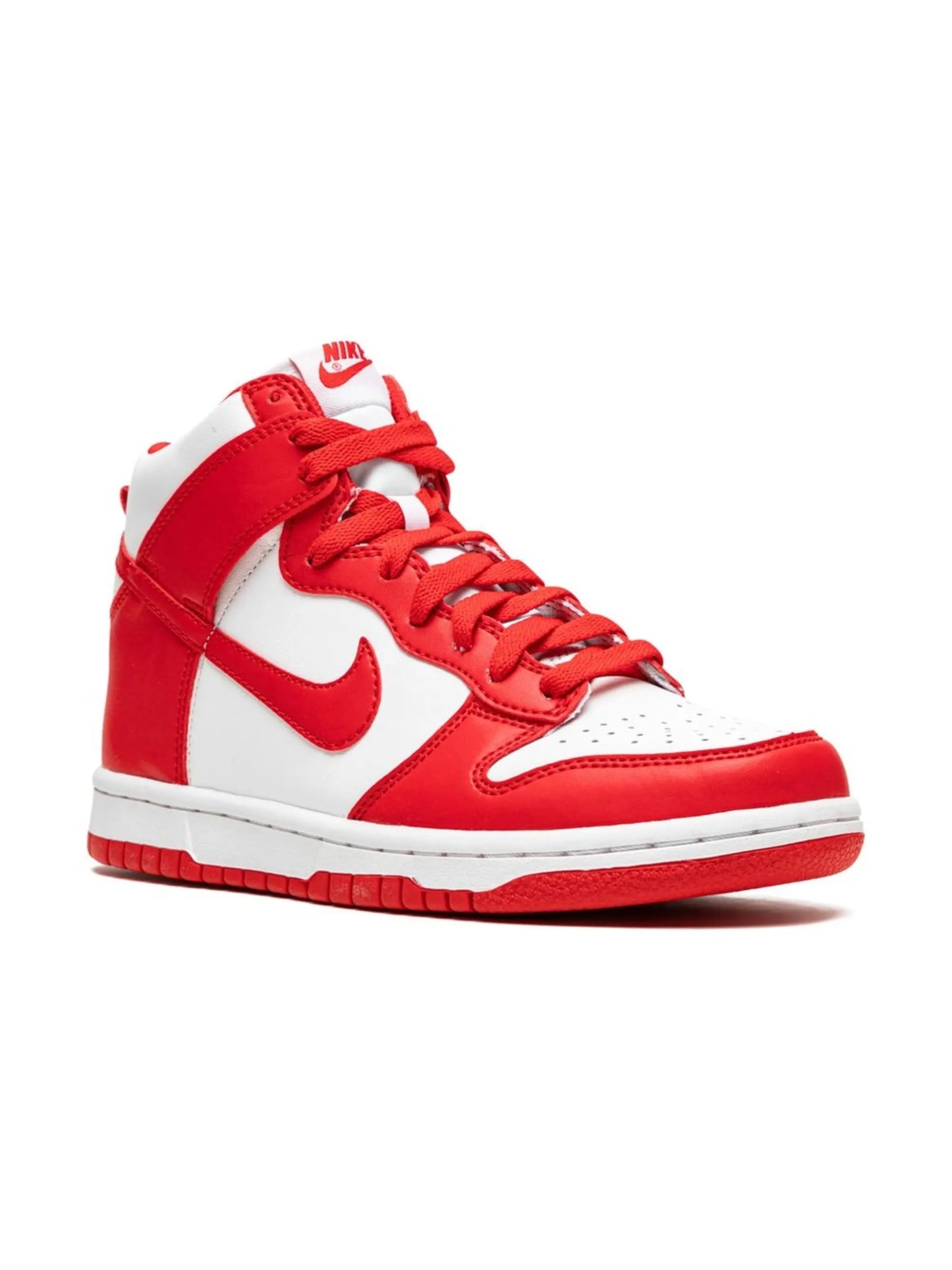 Nike Dunk High "White/University Red"