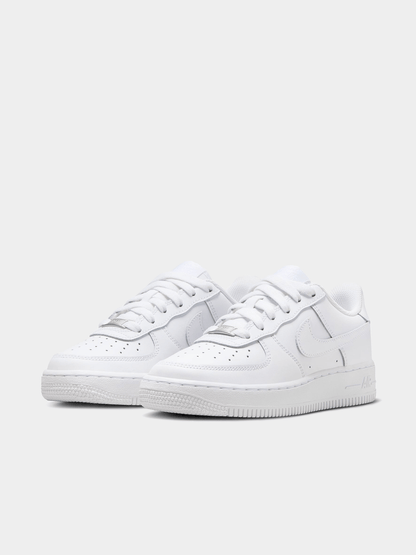 Kids Nike Air Force 1 "White on White"