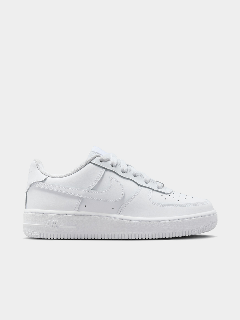 Kids Nike Air Force 1 "White on White"