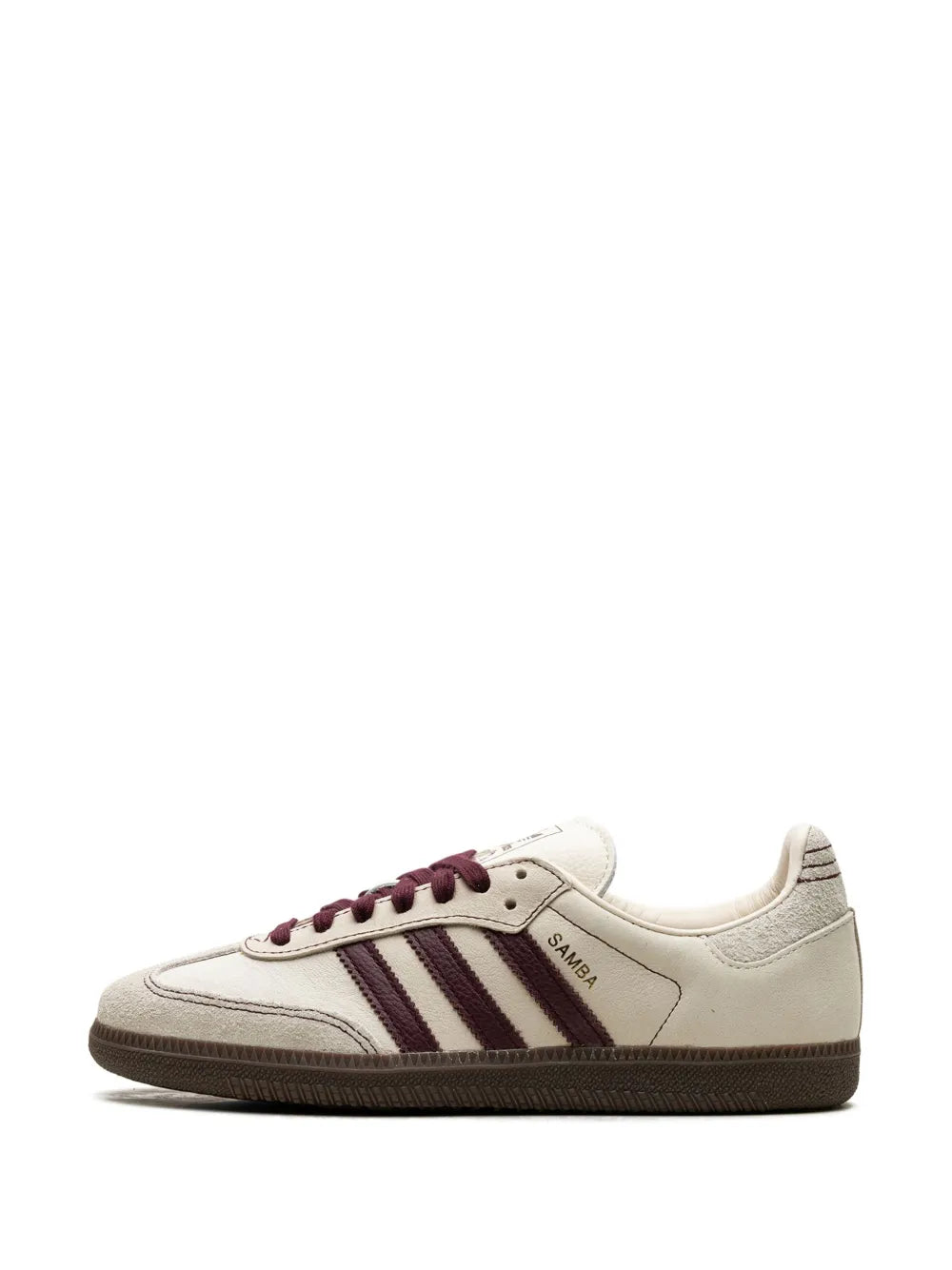 Adidas Samba OG "Wonder White/Maroon"