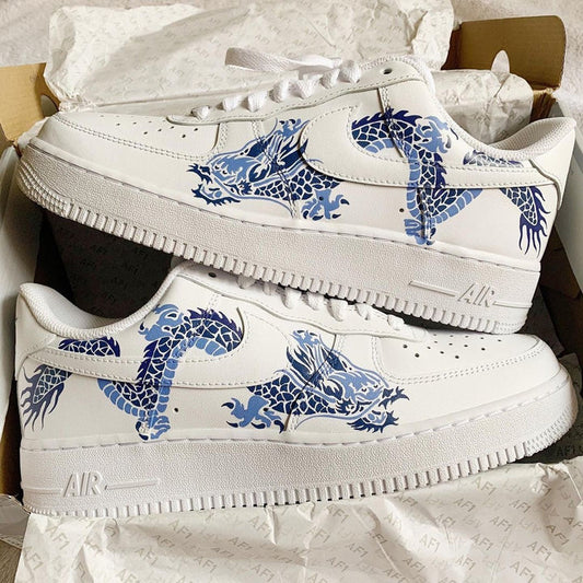 Hand Painted Customized Air Force 1 Dragon