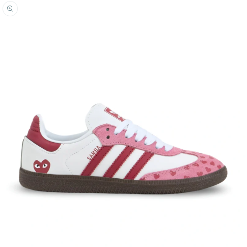 Adidas Samba OG White Pink Heart