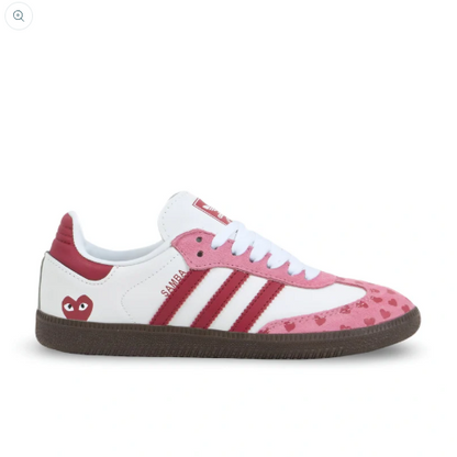 Adidas Samba OG White Pink Heart