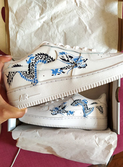 Hand Painted Customized Air Force 1 Dragon