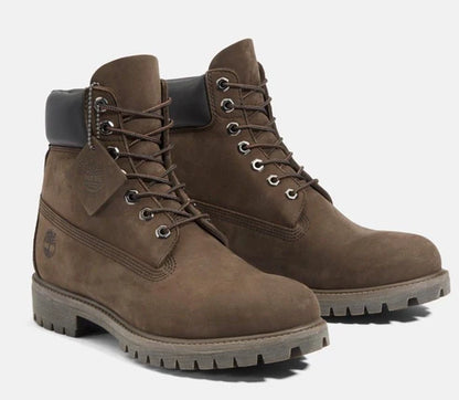 Timberland lace-up leather boots Dark Brown