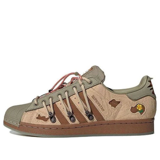 Adidas Superstar x melting sadness ‘Green Brown’