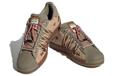 Adidas Superstar x melting sadness ‘Green Brown’