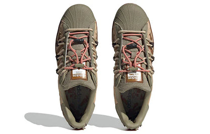 Adidas Superstar x melting sadness ‘Green Brown’